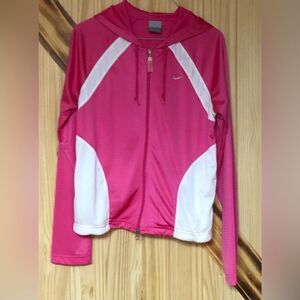 Nike Hooded Athletics Jacket Pink M